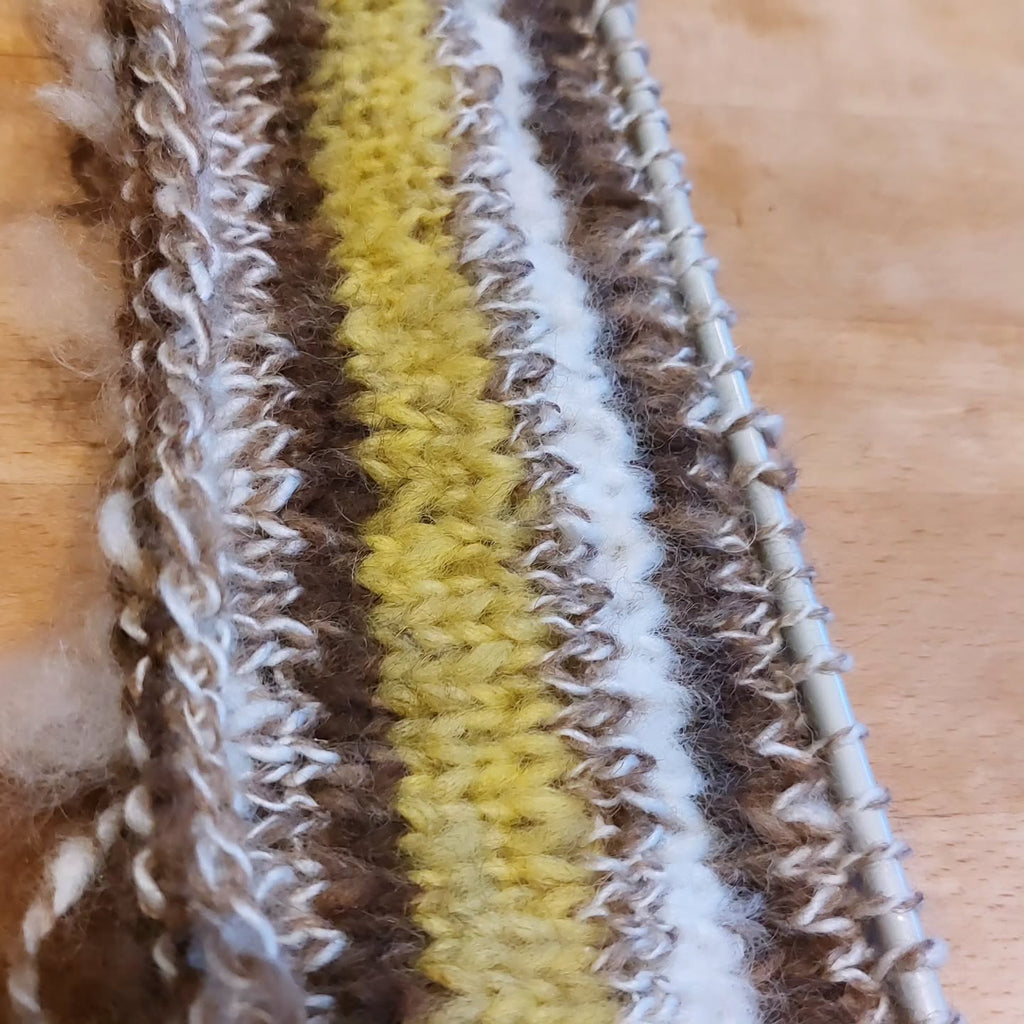 Dogma Knitting - Art Yarn sjaal pakket Wolvertemse Beemden - Herbalana