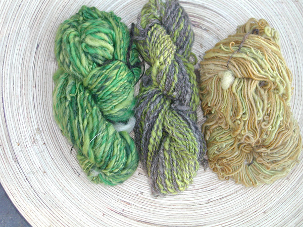 Art Yarn "Green forrest" spinnen