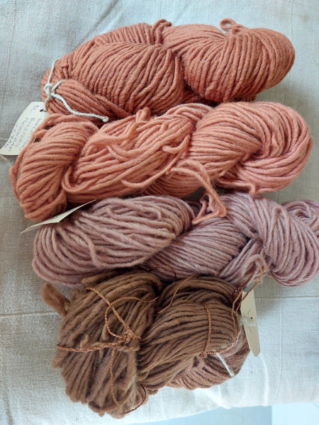 Handgeverfd enkeldraads falkland merinowol